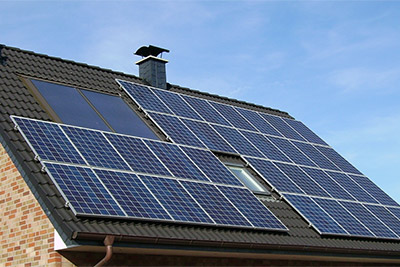 Solar panels in Los Gigantes
